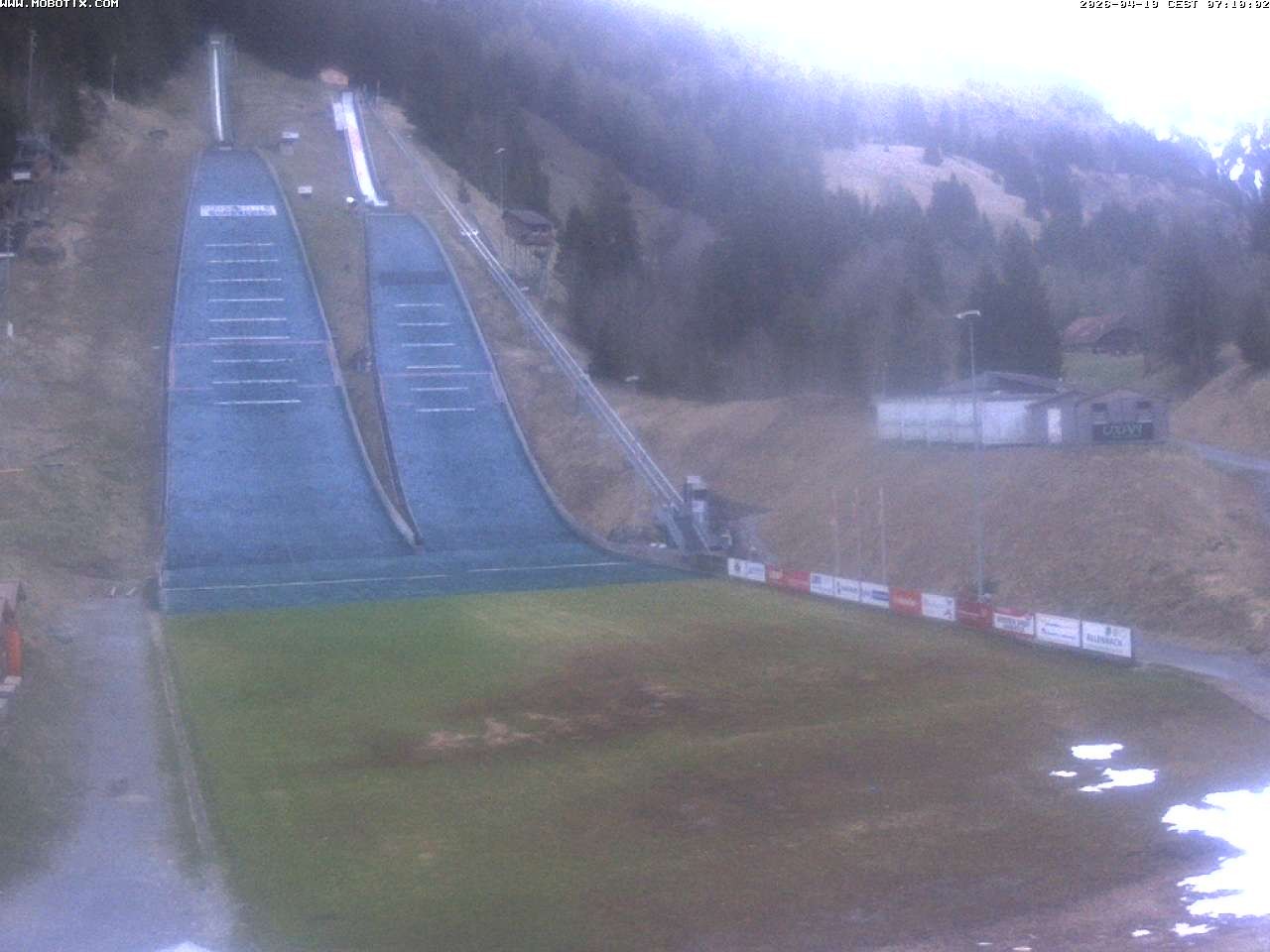 Archiv Foto Webcam Kandersteg: Sprungschanzen