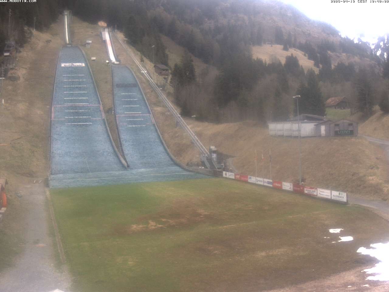 Archiv Foto Webcam Kandersteg: Sprungschanzen