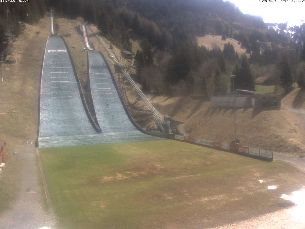 Archiv Foto Webcam Kandersteg: Sprungschanzen