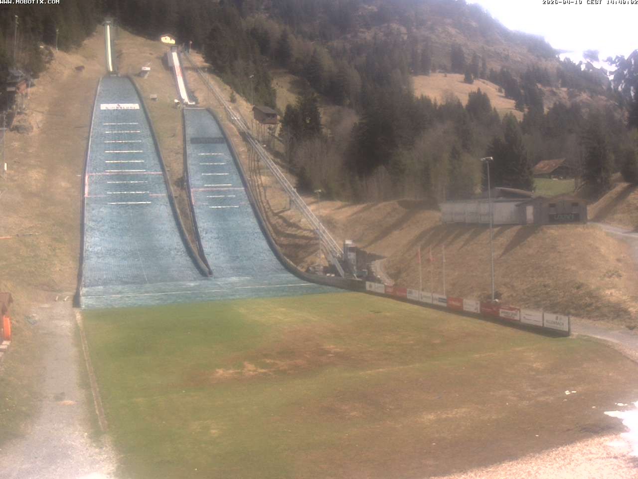 Archiv Foto Webcam Kandersteg: Sprungschanzen