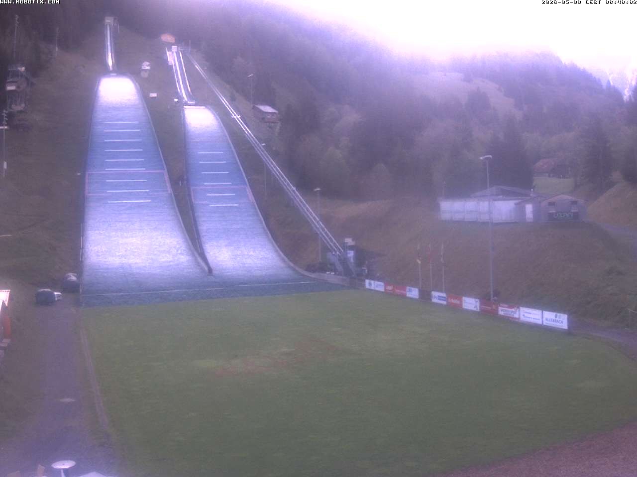 Archiv Foto Webcam Kandersteg: Sprungschanzen