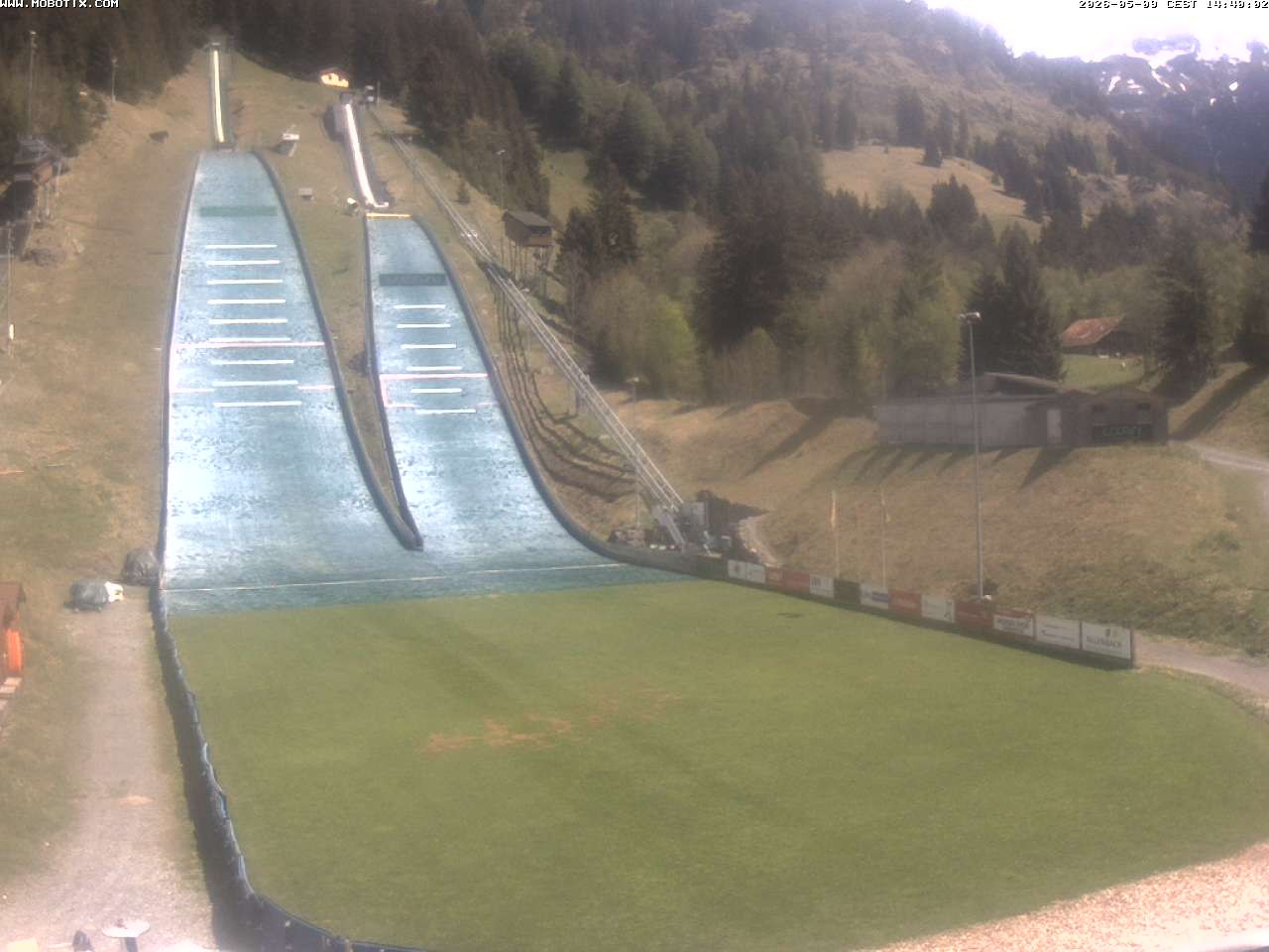 Archiv Foto Webcam Kandersteg: Sprungschanzen