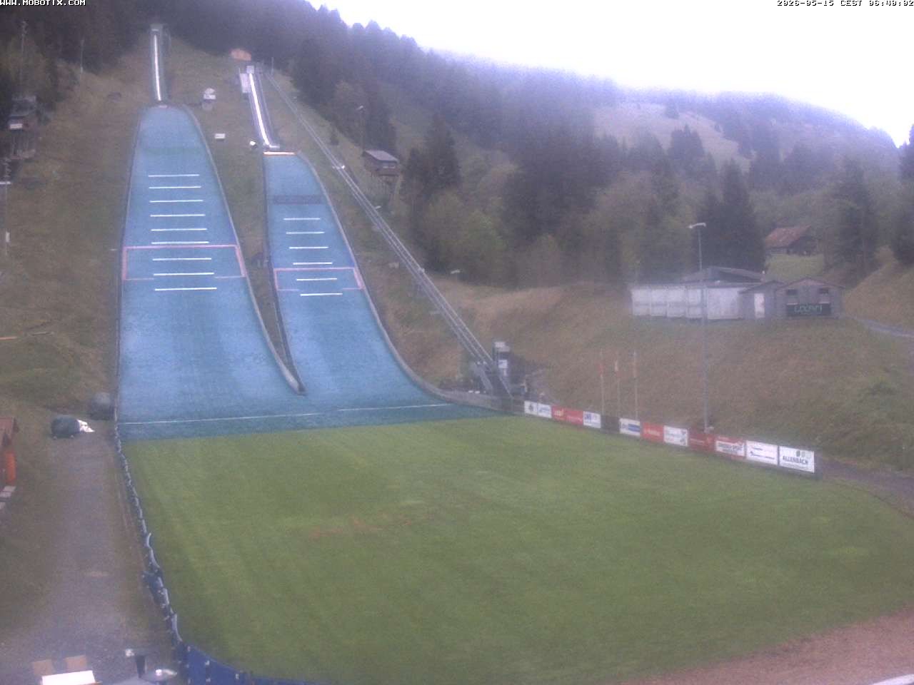 Archiv Foto Webcam Kandersteg: Sprungschanzen