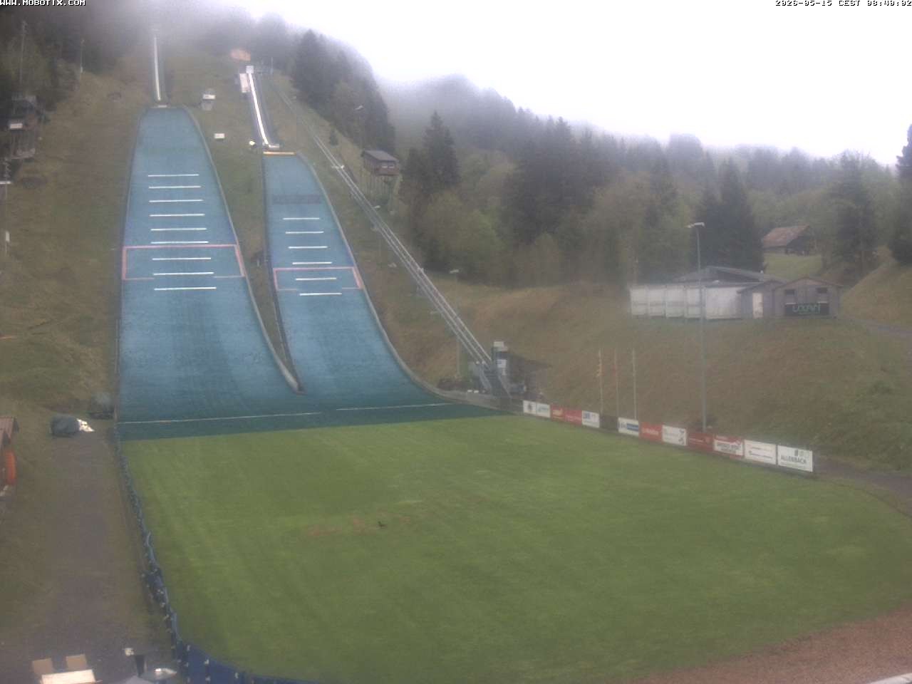 Archiv Foto Webcam Kandersteg: Sprungschanzen