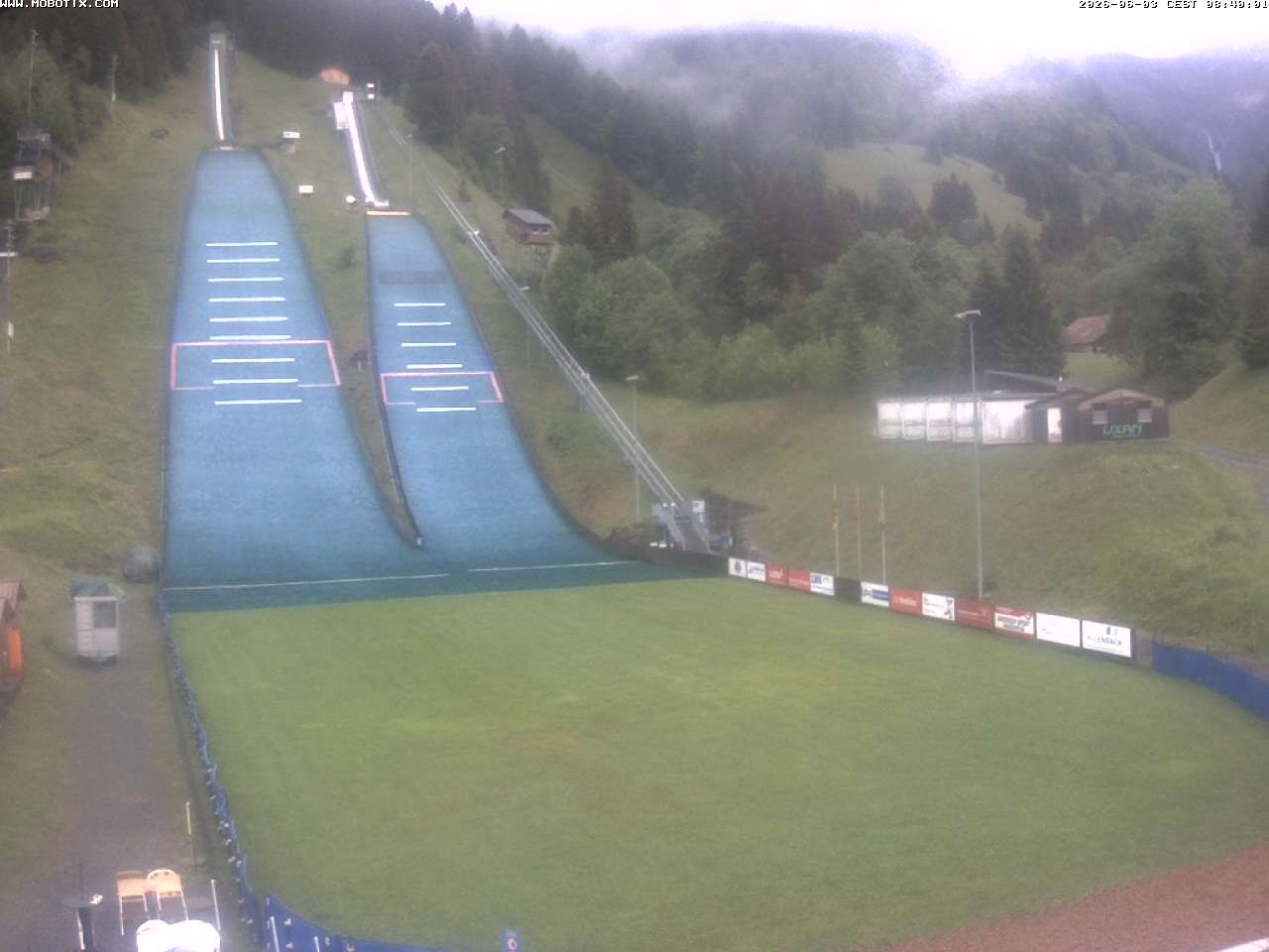 Archiv Foto Webcam Kandersteg: Sprungschanzen