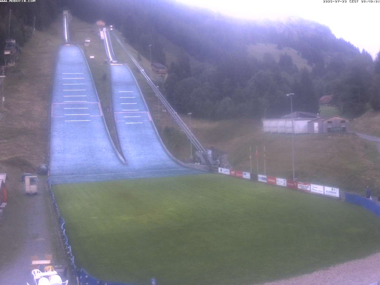 Archiv Foto Webcam Kandersteg: Sprungschanzen