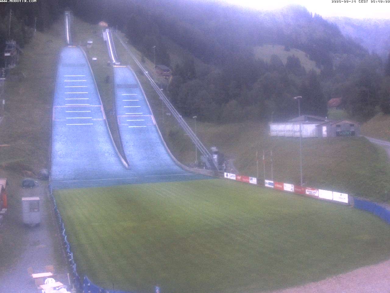 Archived image Webcam Kandersteg - Ski Jumping