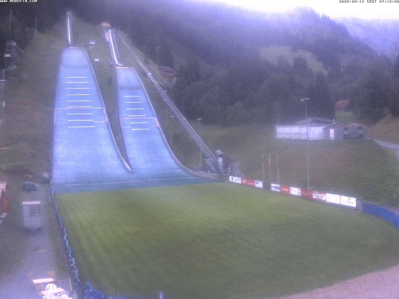 Archived image Webcam Kandersteg - Ski Jumping
