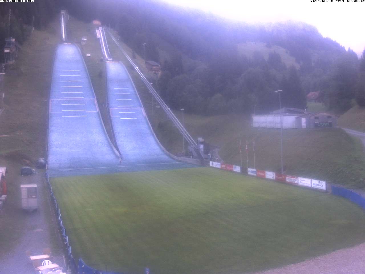 Archived image Webcam Kandersteg - Ski Jumping