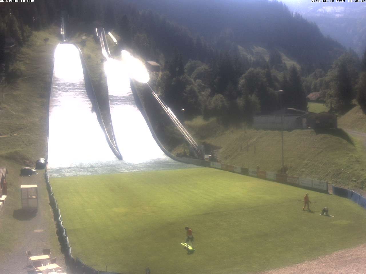 Archived image Webcam Kandersteg - Ski Jumping
