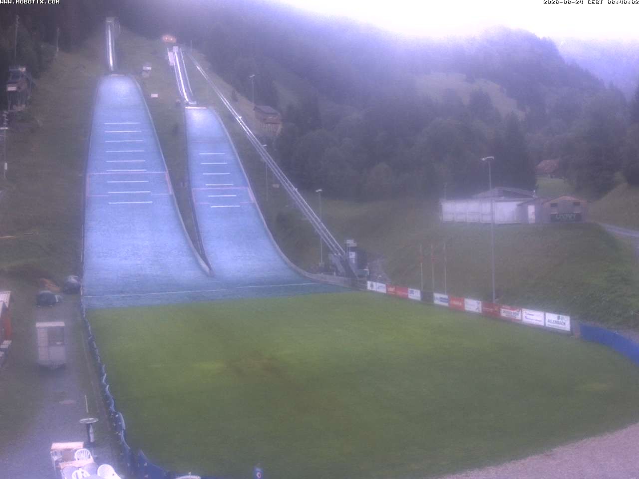 Archiv Foto Webcam Kandersteg: Sprungschanzen