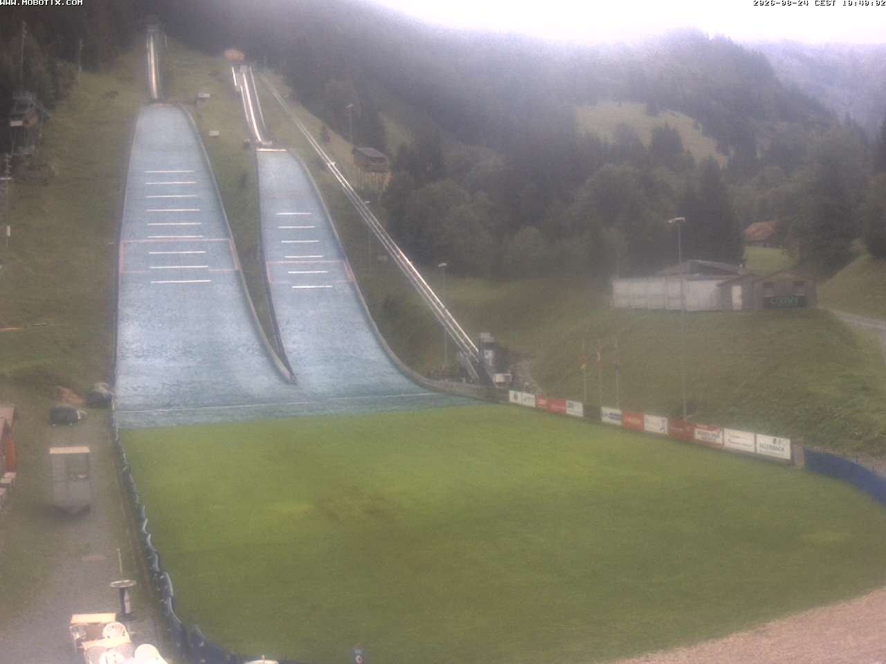 Archiv Foto Webcam Kandersteg: Sprungschanzen