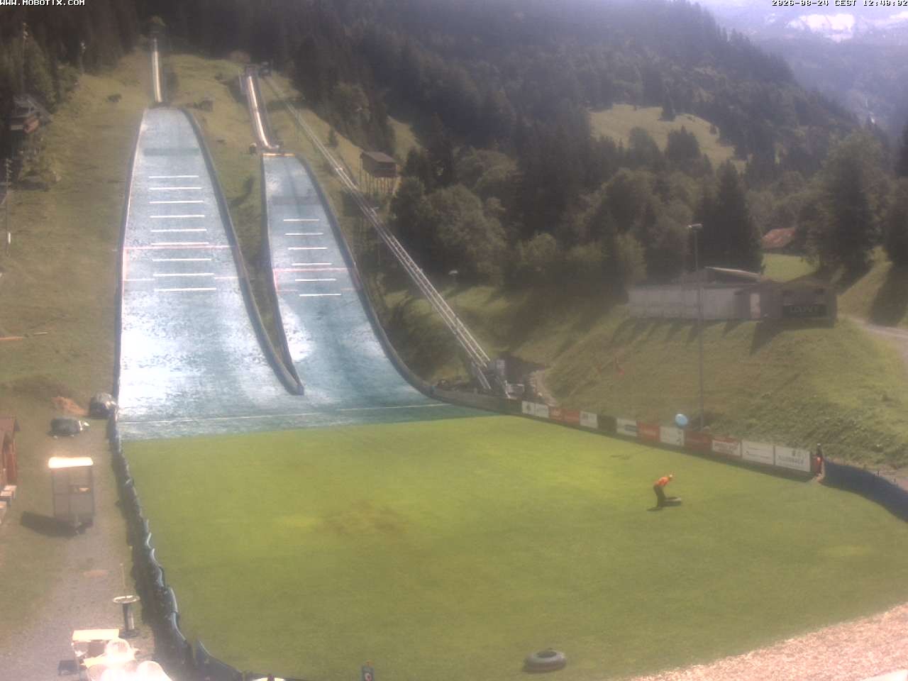 Archiv Foto Webcam Kandersteg: Sprungschanzen