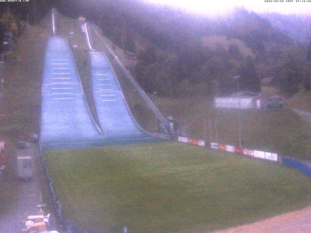 Archiv Foto Webcam Kandersteg: Sprungschanzen