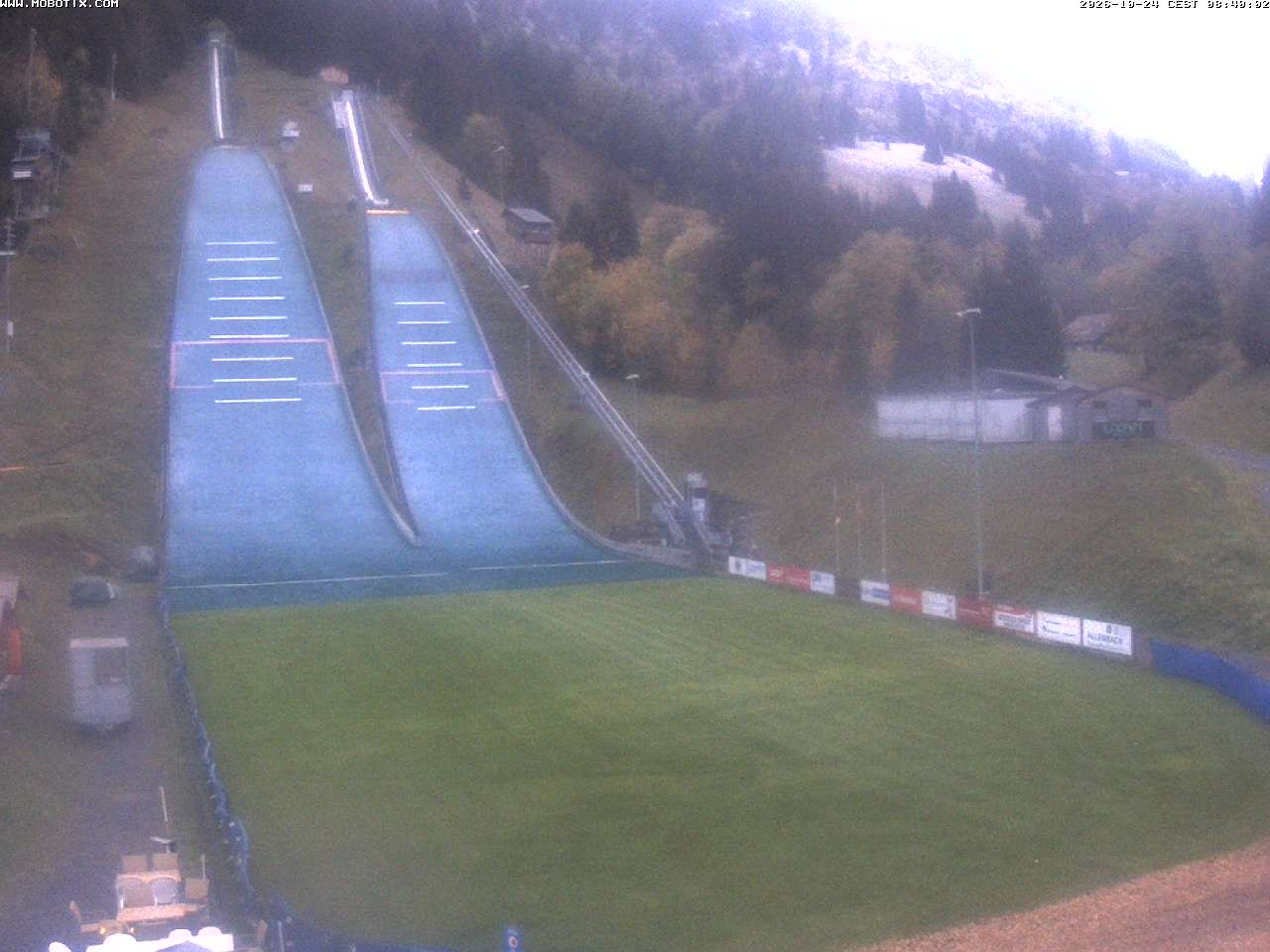 Archiv Foto Webcam Kandersteg: Sprungschanzen