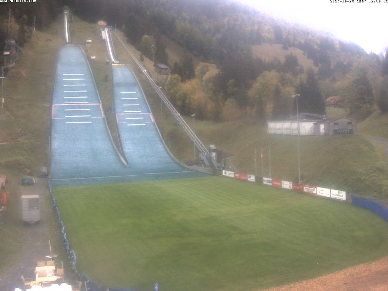 Archiv Foto Webcam Kandersteg: Sprungschanzen