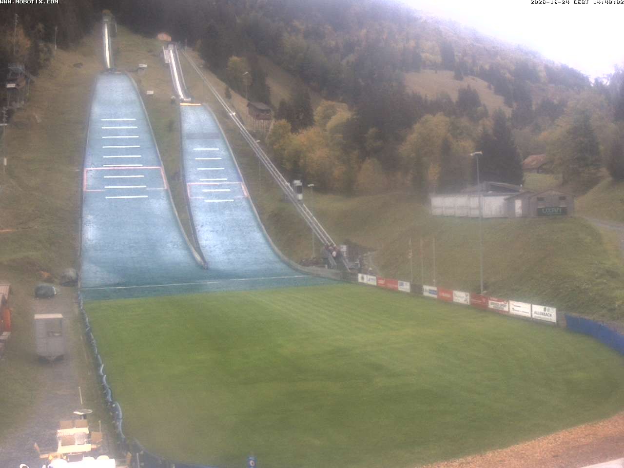 Archiv Foto Webcam Kandersteg: Sprungschanzen