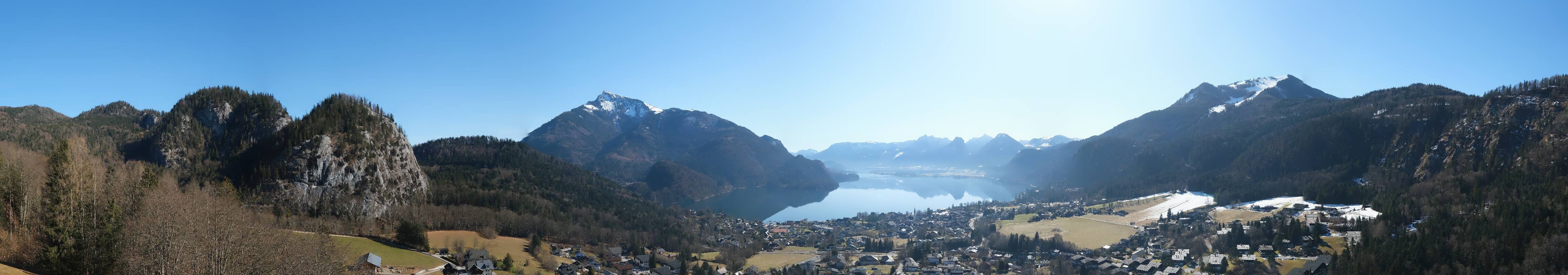 Archiv Foto Webcam St. Gilgen am Wolfgangsee Panorama