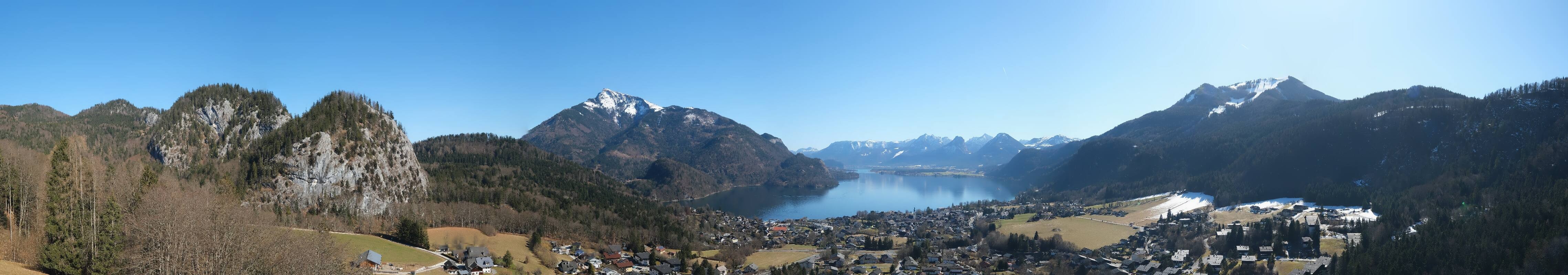 Archiv Foto Webcam St. Gilgen am Wolfgangsee Panorama