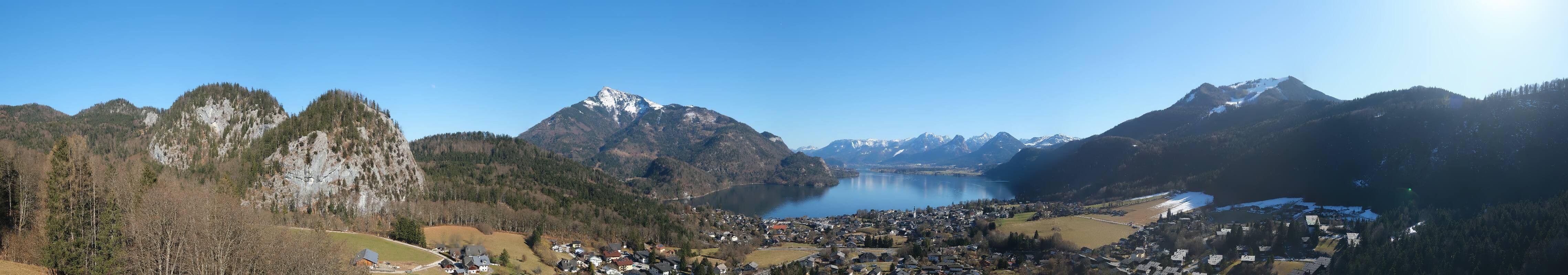 Archiv Foto Webcam St. Gilgen am Wolfgangsee Panorama