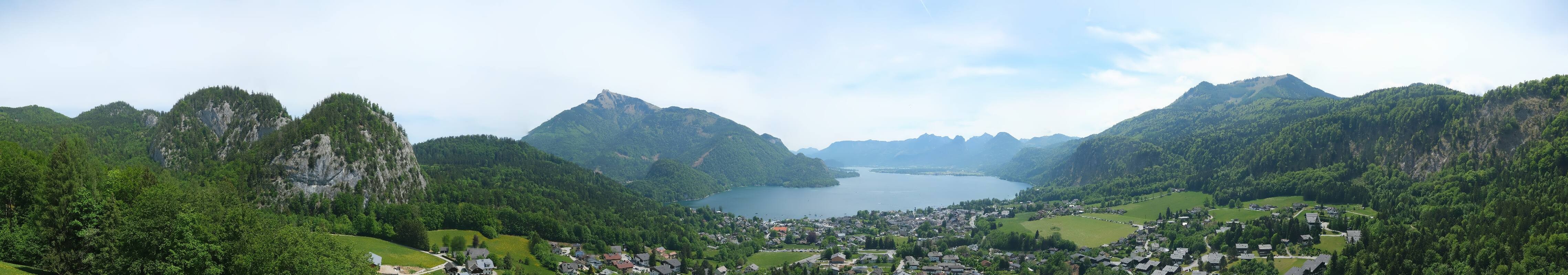 Archiv Foto Webcam St. Gilgen am Wolfgangsee Panorama