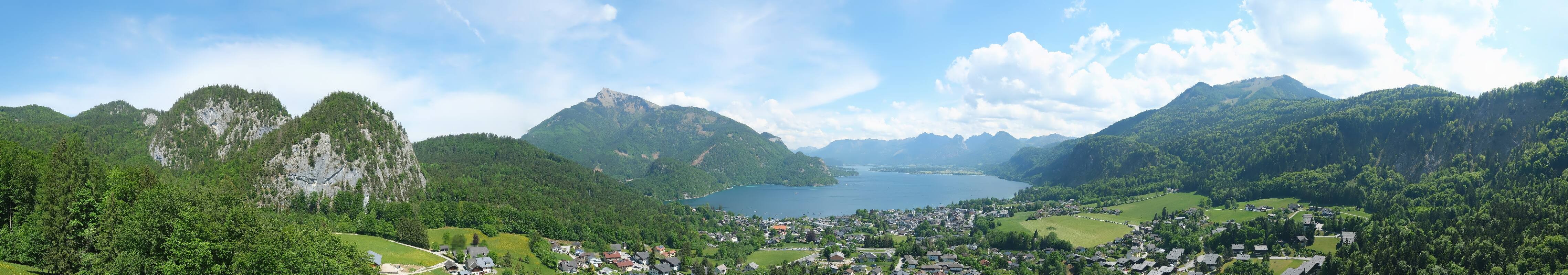 Archiv Foto Webcam St. Gilgen am Wolfgangsee Panorama