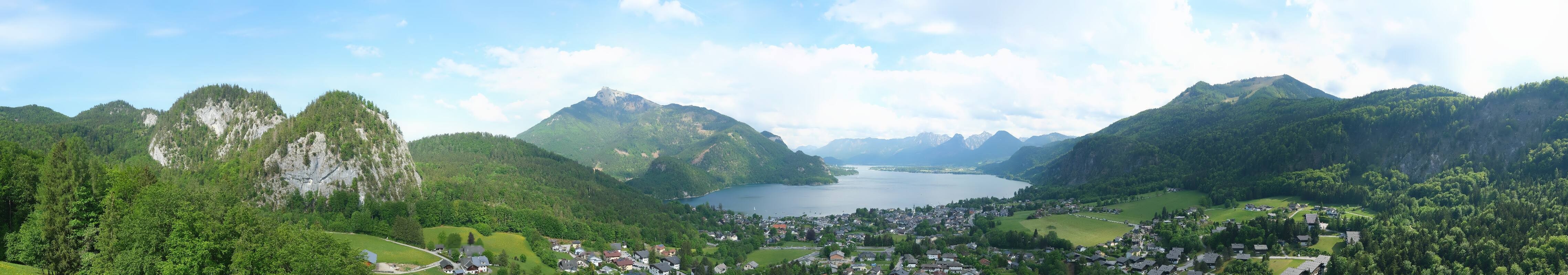 Archiv Foto Webcam St. Gilgen am Wolfgangsee Panorama