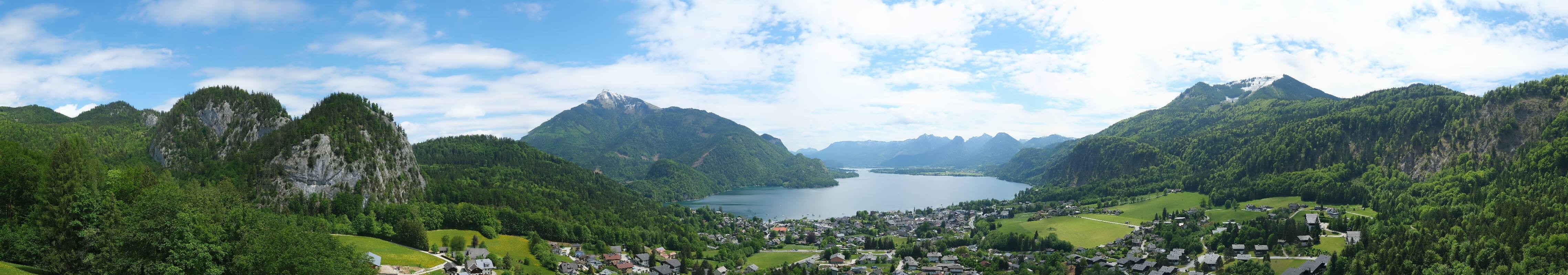 Archiv Foto Webcam St. Gilgen am Wolfgangsee Panorama
