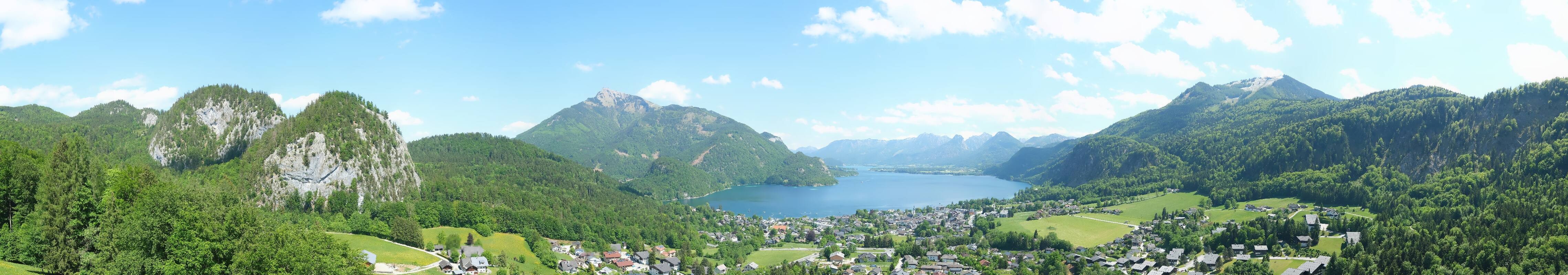 Archiv Foto Webcam St. Gilgen am Wolfgangsee Panorama