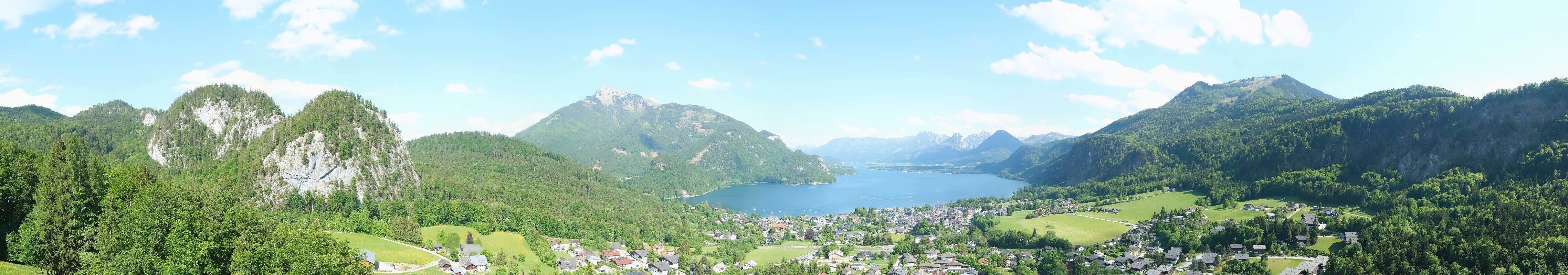 Archiv Foto Webcam St. Gilgen am Wolfgangsee Panorama