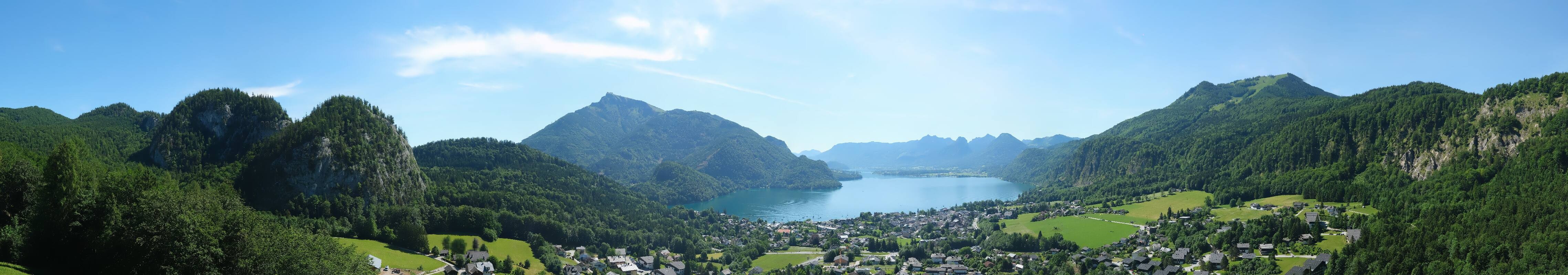 Archiv Foto Webcam St. Gilgen am Wolfgangsee Panorama