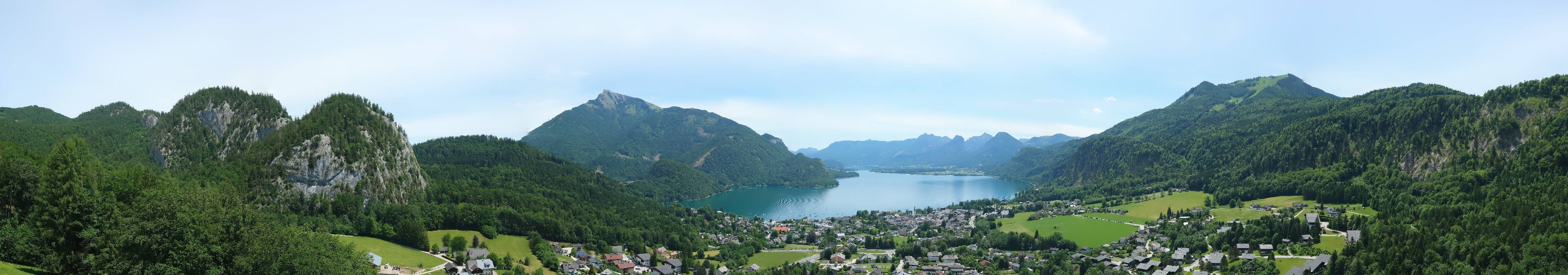 Archiv Foto Webcam St. Gilgen am Wolfgangsee Panorama