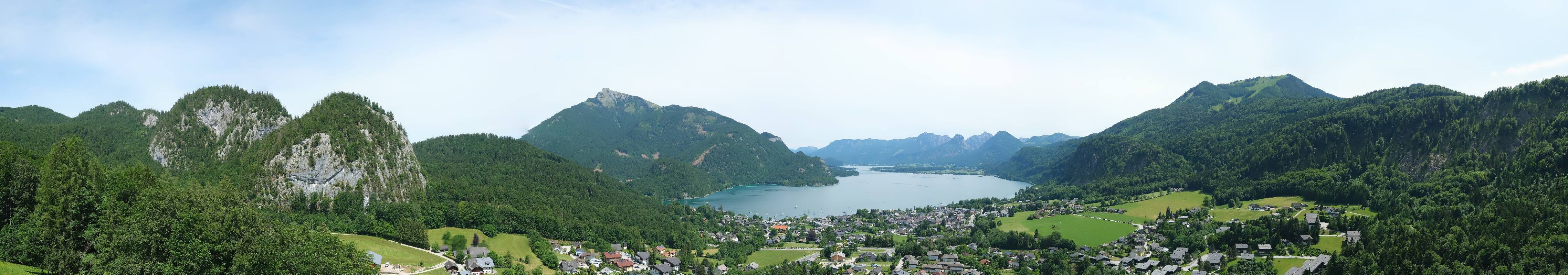 Archiv Foto Webcam St. Gilgen am Wolfgangsee Panorama