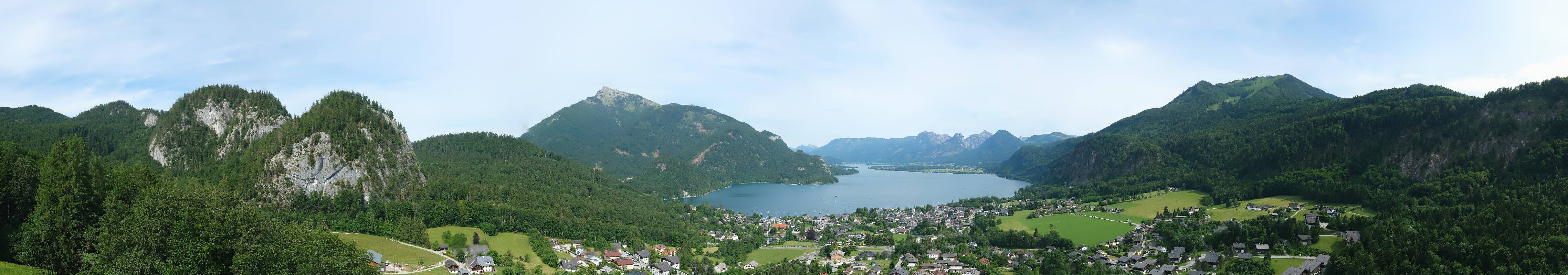 Archiv Foto Webcam St. Gilgen am Wolfgangsee Panorama