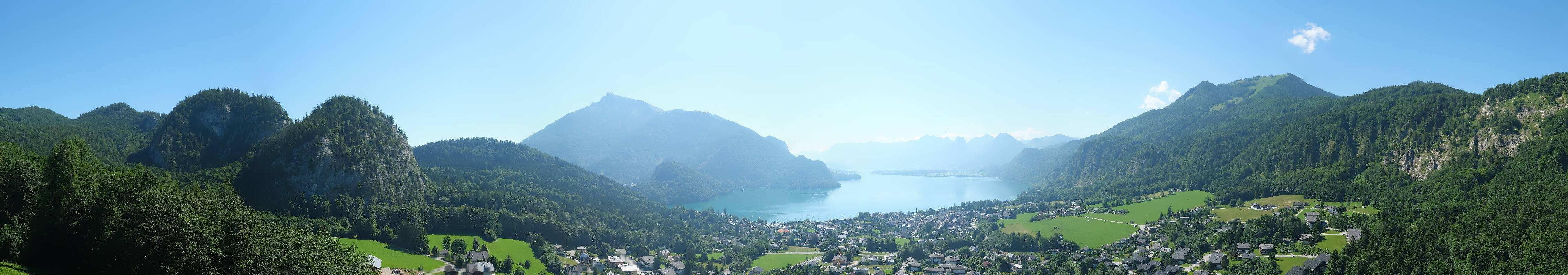 Archiv Foto Webcam St. Gilgen am Wolfgangsee Panorama