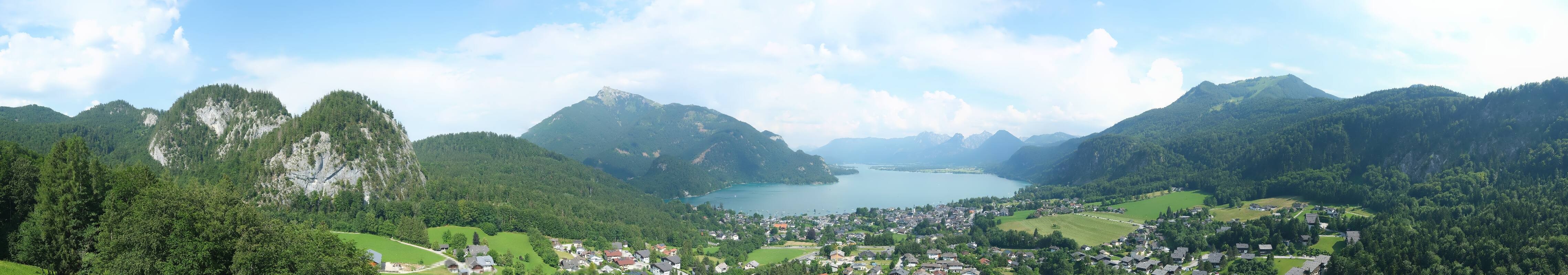 Archiv Foto Webcam St. Gilgen am Wolfgangsee Panorama