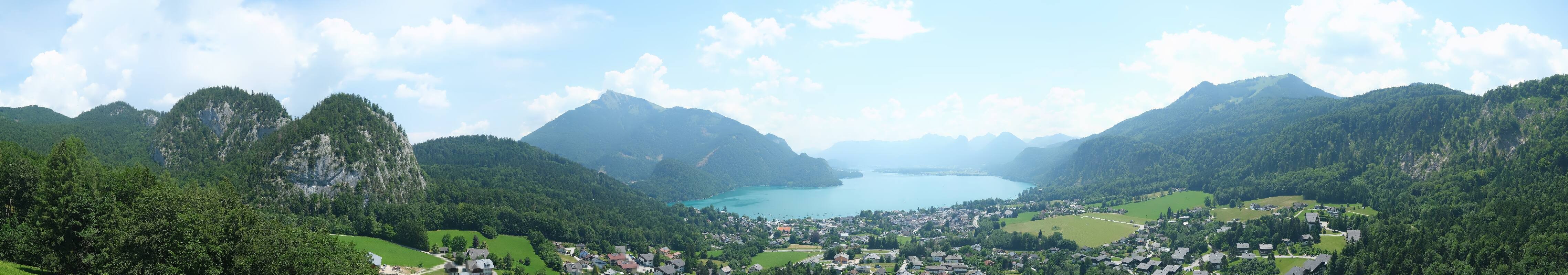 Archiv Foto Webcam St. Gilgen am Wolfgangsee Panorama