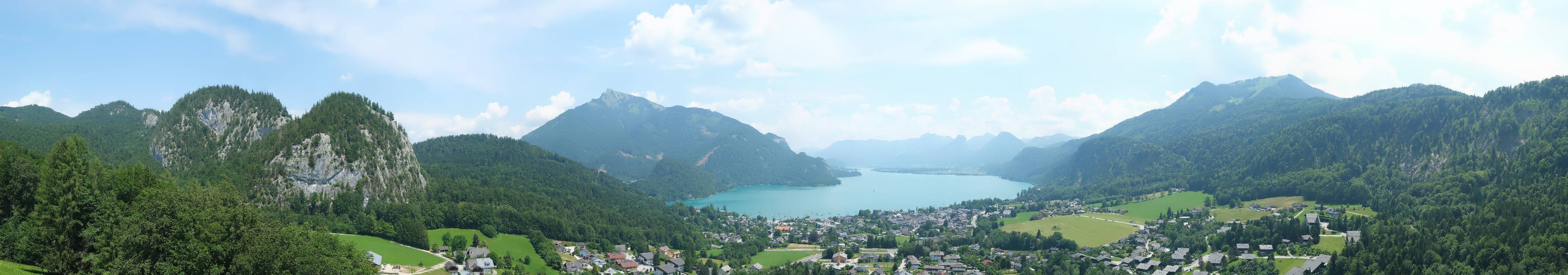 Archiv Foto Webcam St. Gilgen am Wolfgangsee Panorama