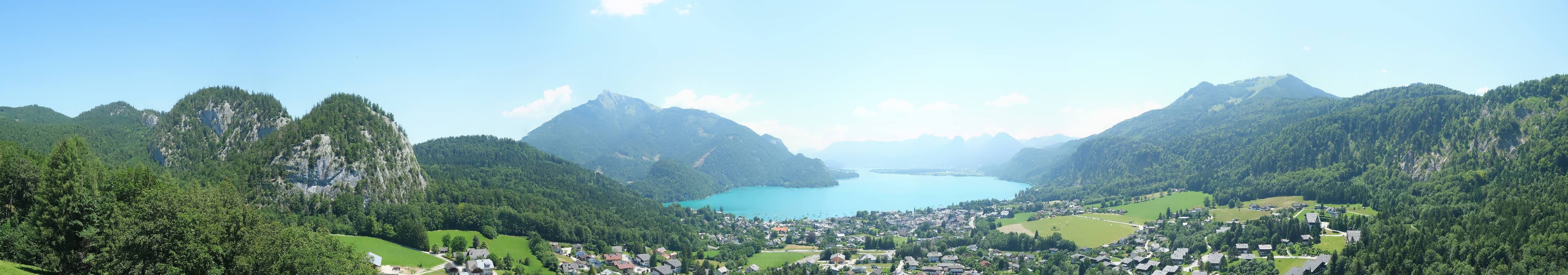 Archiv Foto Webcam St. Gilgen am Wolfgangsee Panorama