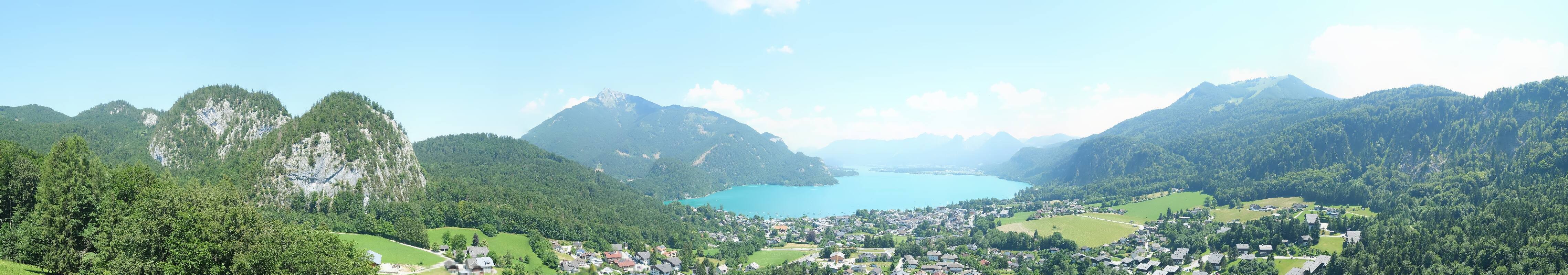 Archiv Foto Webcam St. Gilgen am Wolfgangsee Panorama
