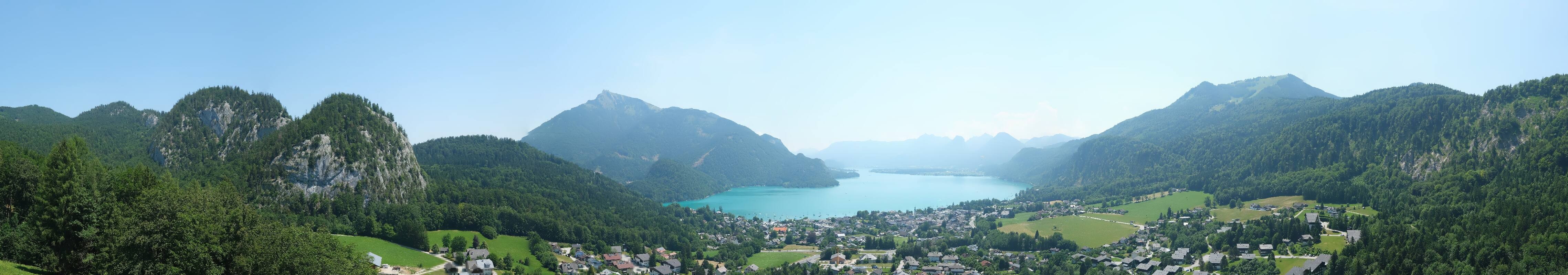 Archiv Foto Webcam St. Gilgen am Wolfgangsee Panorama