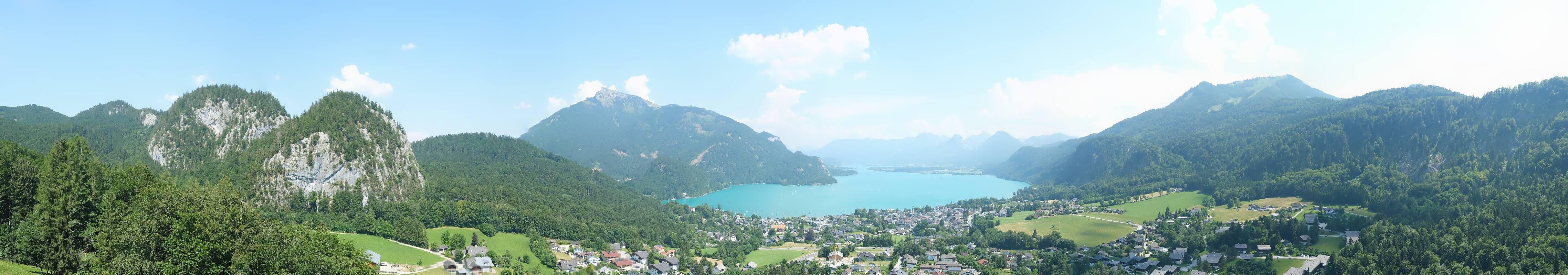 Archiv Foto Webcam St. Gilgen am Wolfgangsee Panorama