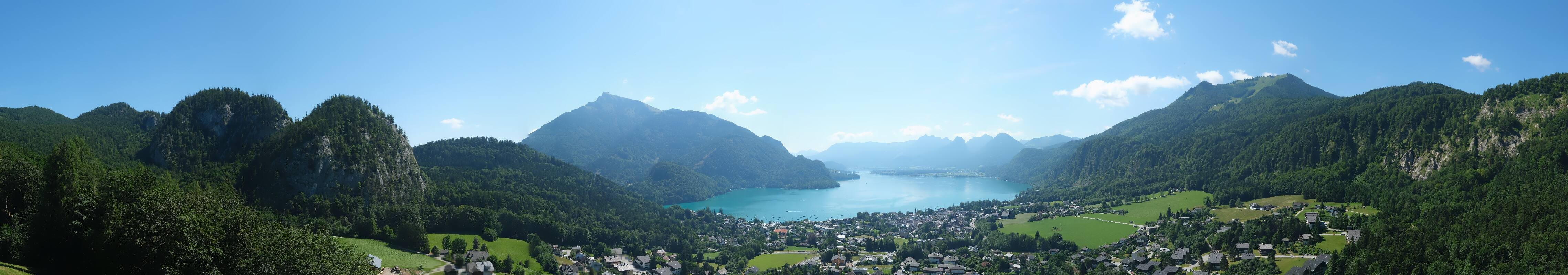Archiv Foto Webcam St. Gilgen am Wolfgangsee Panorama