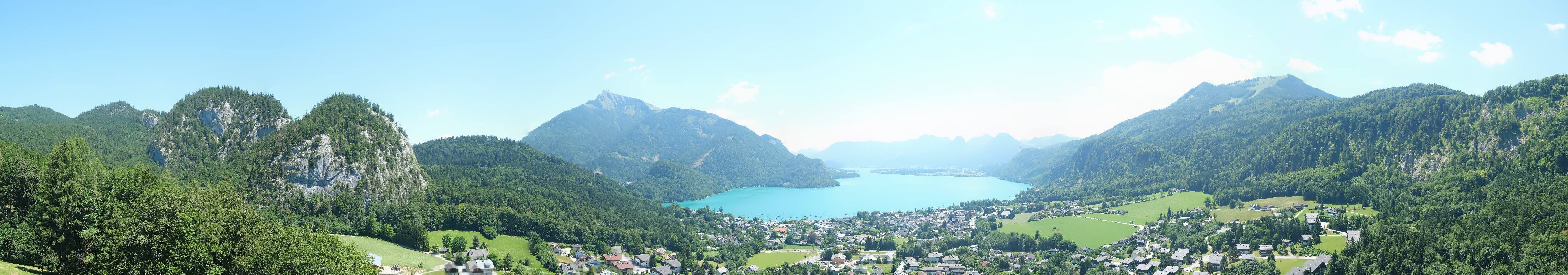 Archiv Foto Webcam St. Gilgen am Wolfgangsee Panorama