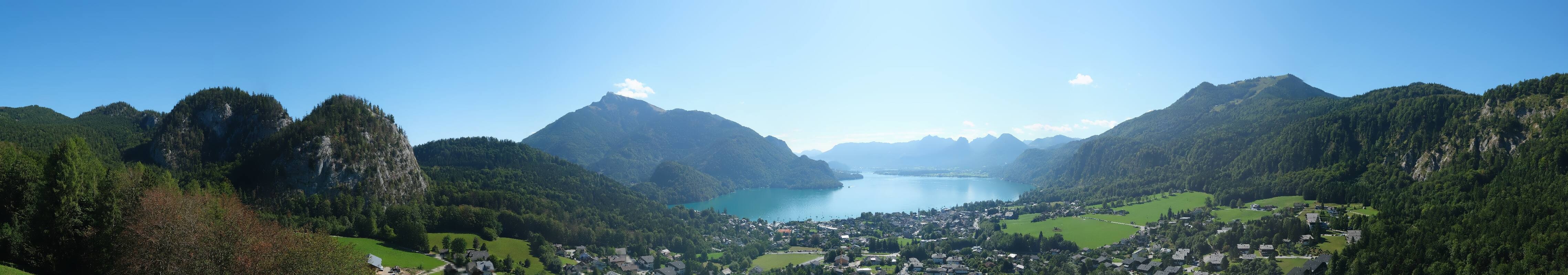Archiv Foto Webcam St. Gilgen am Wolfgangsee Panorama