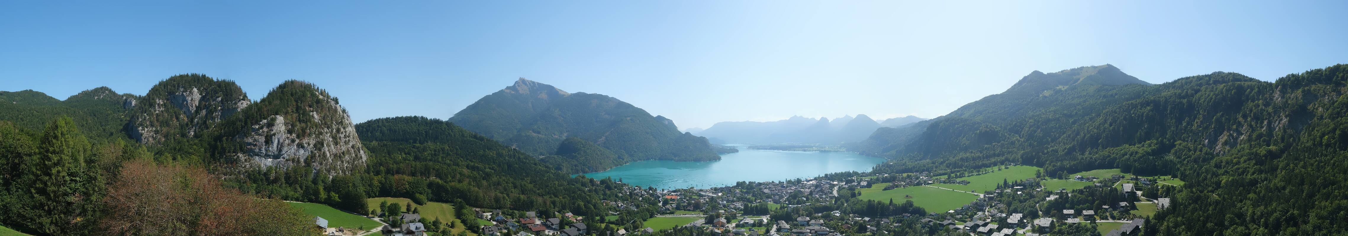 Archiv Foto Webcam St. Gilgen am Wolfgangsee Panorama