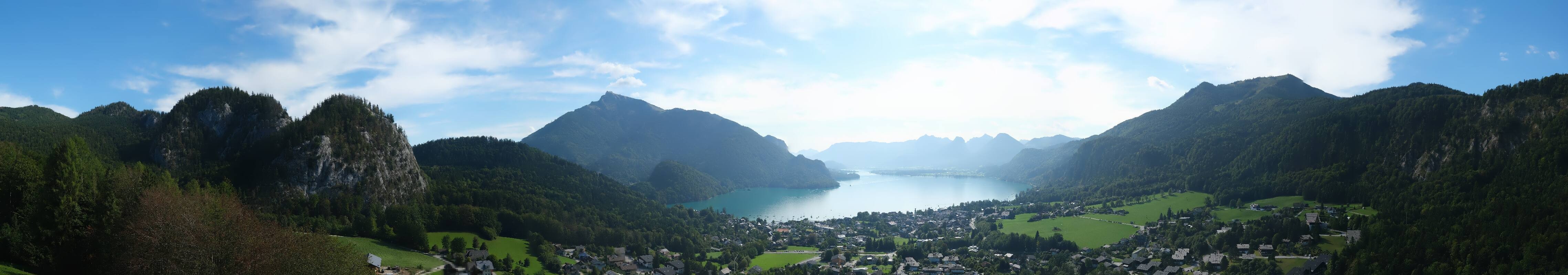Archiv Foto Webcam St. Gilgen am Wolfgangsee Panorama