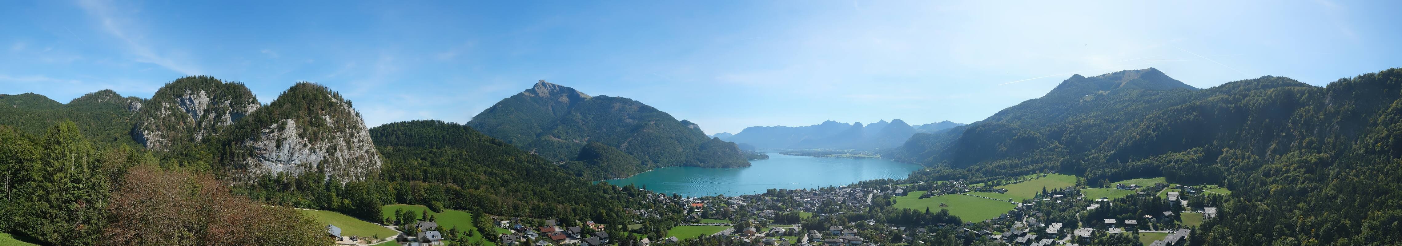 Archiv Foto Webcam St. Gilgen am Wolfgangsee Panorama
