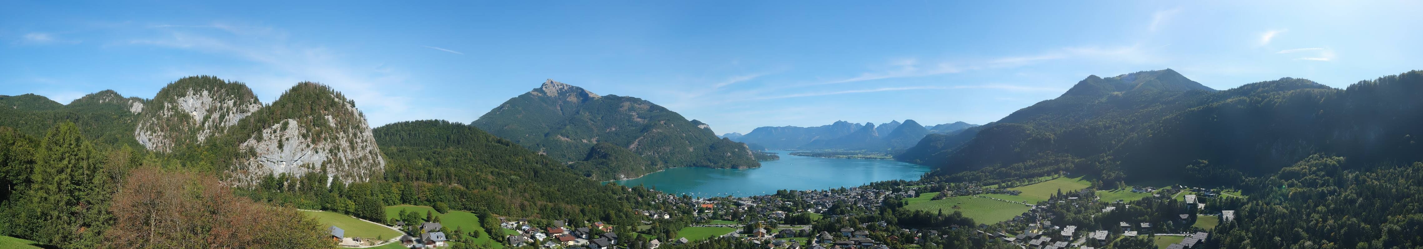 Archiv Foto Webcam St. Gilgen am Wolfgangsee Panorama