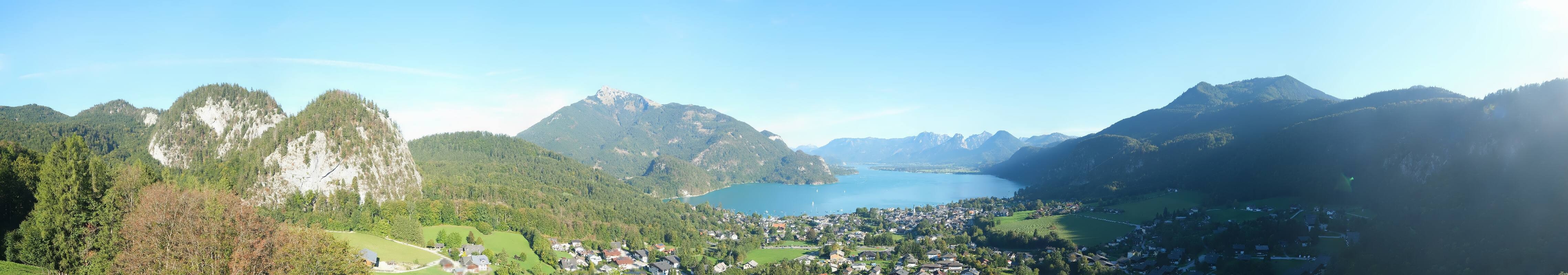 Archiv Foto Webcam St. Gilgen am Wolfgangsee Panorama